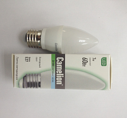 Лампа светодиодная CAMELION Basic power C35 7W/845/E27