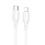 Кабель Lightning <--> Type-C  0.25м BOROFONE BX93 Super power, белый, PD 20Вт