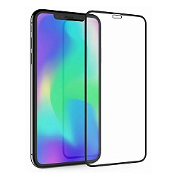 Противоударное стекло NONAME для iPhone 12 mini, OG PREMIUM, черное, полный клей, в техпаке