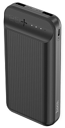Внешний АКБ HOCO J52 (10000mAh) (2USB) (2A) чёрный