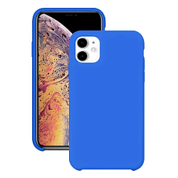 Силиконовый чехол NANO для iPhone 11 (Синее море)