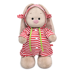 Мягкая игрушка Зайка Ми в полосатом комбинезоне, 23 см (StM-506)