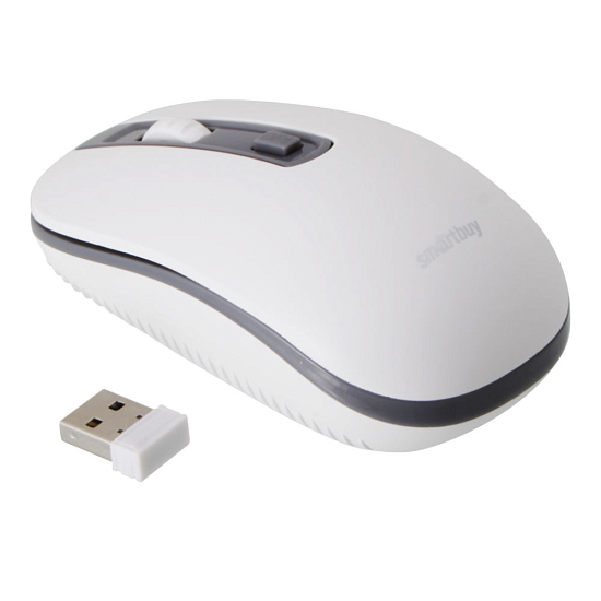 Мышь БП SMARTBUY 359AG белый/серый