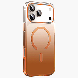 Задняя накладка KeePhone Aurora Pro Magsafe Case для iPhone 17 Pro Max (Orange)