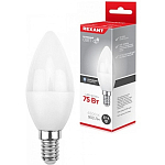 Лампа светодиодная REXANT Свеча (CN) 9.5W/6500K/E14 (1/100)