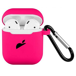 Силиконовый чехол NONAME для AirPods 1/2 Silicon Case rose red