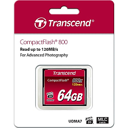 Compact Flash 64Gb Transcend 800x