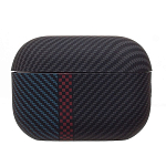 Силиконовый чехол Luxo Creative для AirPods Pro2 (120) (black/blue) (230989)