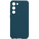 Задняя накладка ZIBELINO Soft Matte для Samsung Galaxy S23 Plus (синий) защита камеры