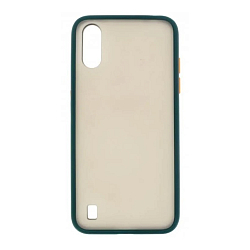 Силиконовый чехол SKIN SHELL для Samsung Galaxy A01/A015 (2019) (Мятно-зеленый)