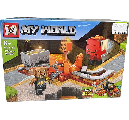 Конструктор My World Майнкрафт средний