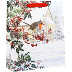 Пакет «Зимнее утро», M 30 х 26 х 9 см 10453777