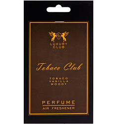Ароматизатор Luxury Club Tobaco (по мотивам Tom Ford Tobacco Vanille) BF05 подвесной картонный