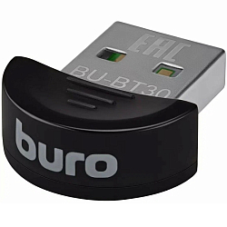 Адаптер-Bluetooth BURO BU-BT30 черный