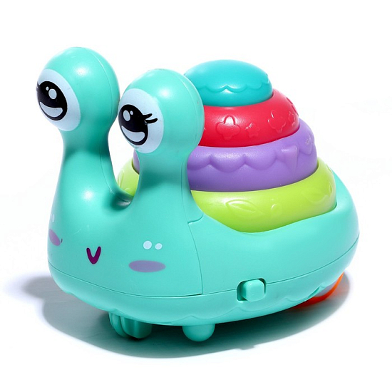 Игрушка развивающая «Улиточка», двигается, МИКС