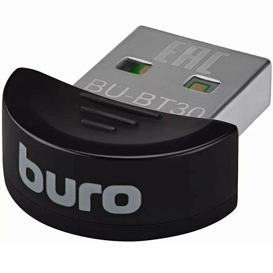 Адаптер-Bluetooth BURO BU-BT30 черный