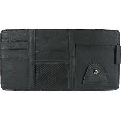 Органайзер на солнцезащитный козырек, 30×14.5 см, черный 5498158