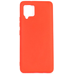 Силиконовый чехол XIVI для Samsung  Galaxy A42, TPU Color, матовый, красный