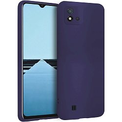 Силиконовый чехол SILICONE CASE Soft Matte для Realme C11 фиолетовый