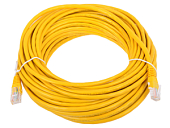 Патч-корд 30.0м Cablexpert PP12-30M/Y кат.5e, литой, многожильный (жёлтый)