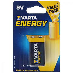 Элемент питания VARTA 6LR61 Energy 9V BL-1 (4122) (1/10/50)