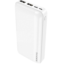 Внешний аккумулятор BOROFONE BJ27A, Pindar (20000mAh) белый
