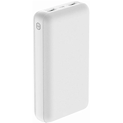 Внешний АКБ OLMIO MINI-20 (20000mAh) (2.1A) (2USB) белый