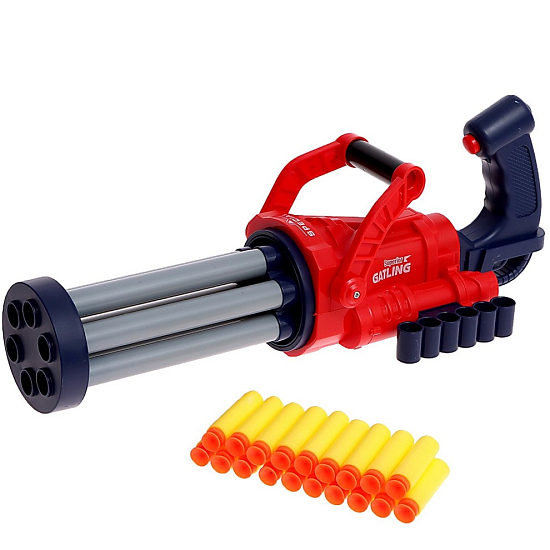 Бластер Monstergun, 20 пуль, стреляет мягкими пулями