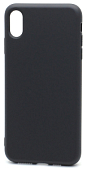 Силиконовый чехол Silicone Case для iPhone X/XS (018) черный (полная защита)