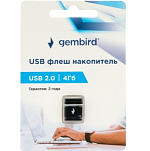 USB  4Gb Gembird GFL-2.0-4mini,  черный