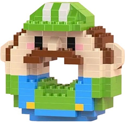 Фигурка-конструктор "Марио Грин" пончик 50