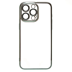 Задняя накладка PC073 для iPhone 15 Pro Max (green) с закрытой камерой