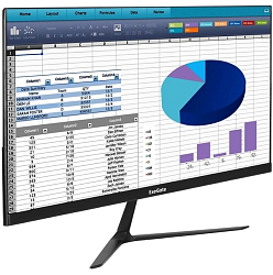 Монитор 24.5" ExeGate SmartView EH1500 (FHD/ 75 Гц/ IPS) (EX297309RUS), чёрный