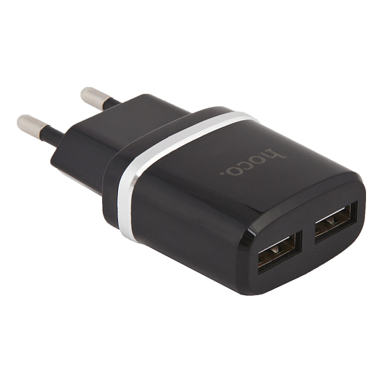 Сетевое ЗУ 2USB 2.4A AWEI C500 (черный)
