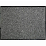 Коврик входной ворсовый влаго-грязезащитный 90х120см, толщина 7мм, серый, VORTEX