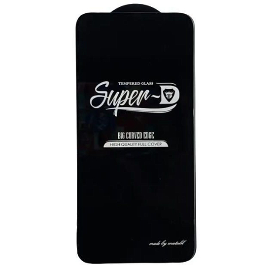 Противоударное стекло MIETUBL для iPhone 12 mini, SUPER-D, черное, полный клей