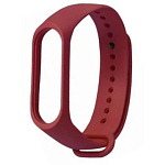 Силиконовый ремешок ZIBELINO для XIAOMI Mi Band 3/4 (бордовый)