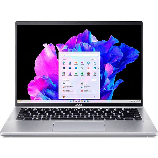 Ноутбук 14" OLED Acer Swift Go SFG14-71 (Intel Core i3-1315U/ 8GB/ SSD 512GB/ DOS) (NX.KMZER.006), серебристый