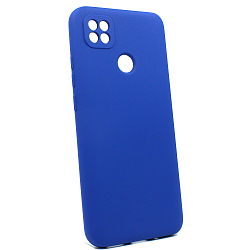 Силиконовый чехол SILICONE CASE Soft Matte для Xiaomi Redmi 9C синий