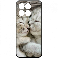 Силиконовый чехол DF для Honor X8a DF hwCase-129 (black) Art120