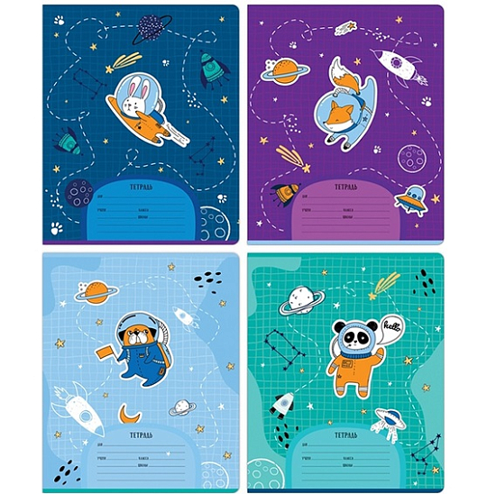 Тетрадь 24л., линия MESHU "Space adventure" MS_30905