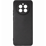 Задняя накладка ZIBELINO Soft Matte для Realme 12 5G (черный) с микрофиброй