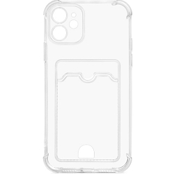 Силиконовый чехол DF для iPhone 11 DF iCardCase-01 с отделением для карты