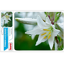 Коврик BURO BU-M20041 рисунок/лилия