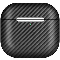 Чехол MONOCARBON для AirPods 4 Carbon Case Aramid Fiber Carbon
