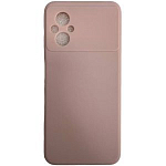 Задняя накладка ZIBELINO Soft Matte для Xiaomi Poco M5 4G (пыльно-розовый) с микрофиброй