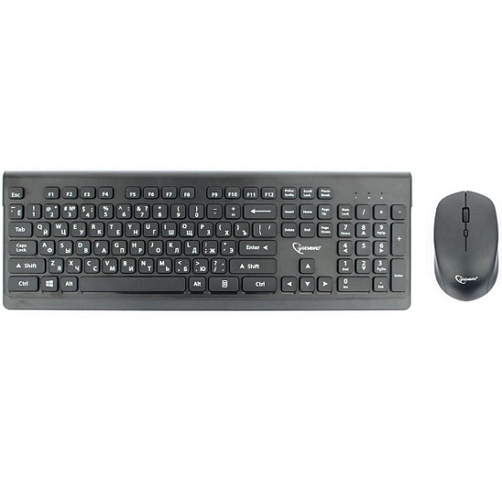 Клавиатура+мышь БП GEMBIRD KBS-7200, черный