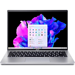 Ноутбук 14" OLED Acer Swift Go SFG14-71 (Intel Core i3-1315U/ 8GB/ SSD 512GB/ DOS) (NX.KMZER.006), серебристый