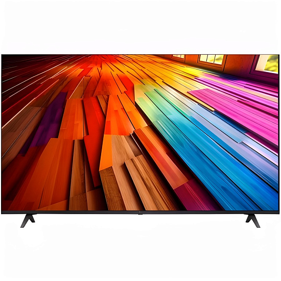 Телевизор LG 50UT80006LA.ARUB черный 50"