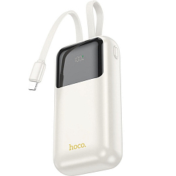 Внешний АКБ HOCO Q25, Graceful (10000mAh), PD 20Вт, белый